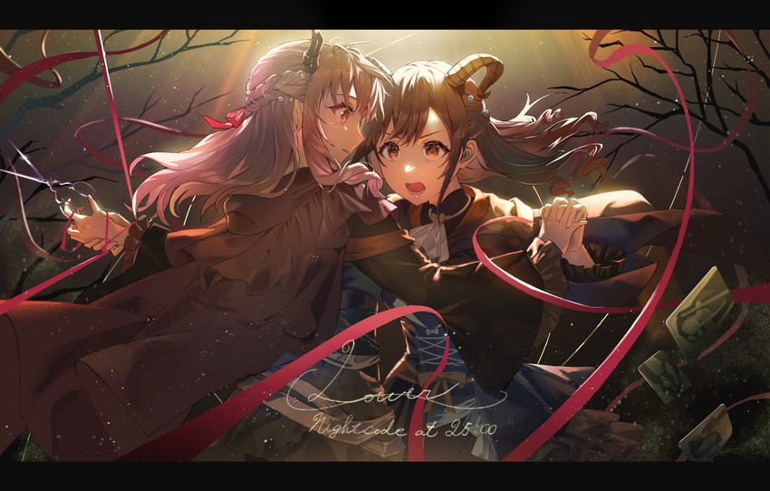 shinonome ena and akiyama mizuki (project sekai) drawn by shirushi_06