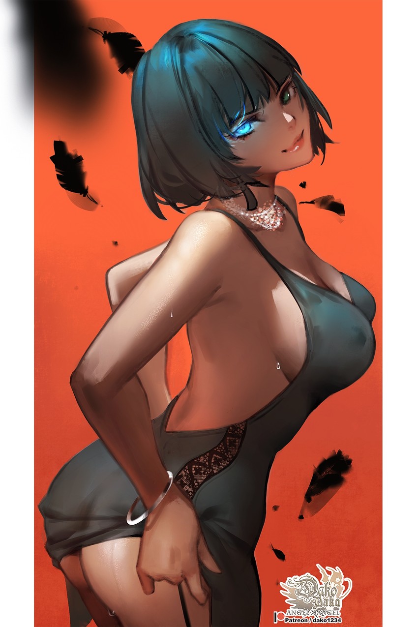 fubuki (one-punch man) drawn by hu_dako