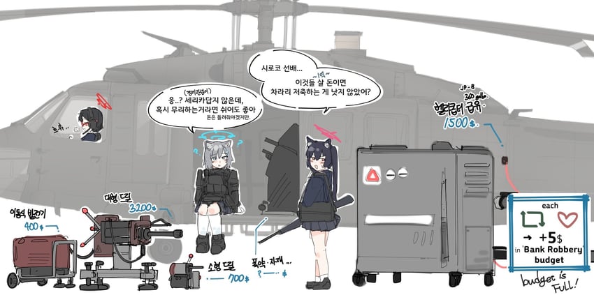 shiroko, serika, and ayane (blue archive) drawn by flukhan