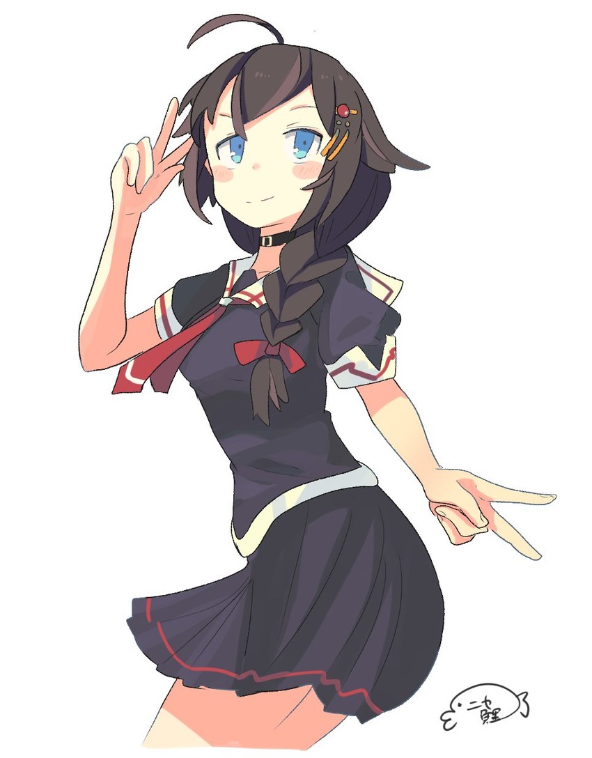 shigure and shigure kai ni (kantai collection) drawn by nisekoi_(carpaba)
