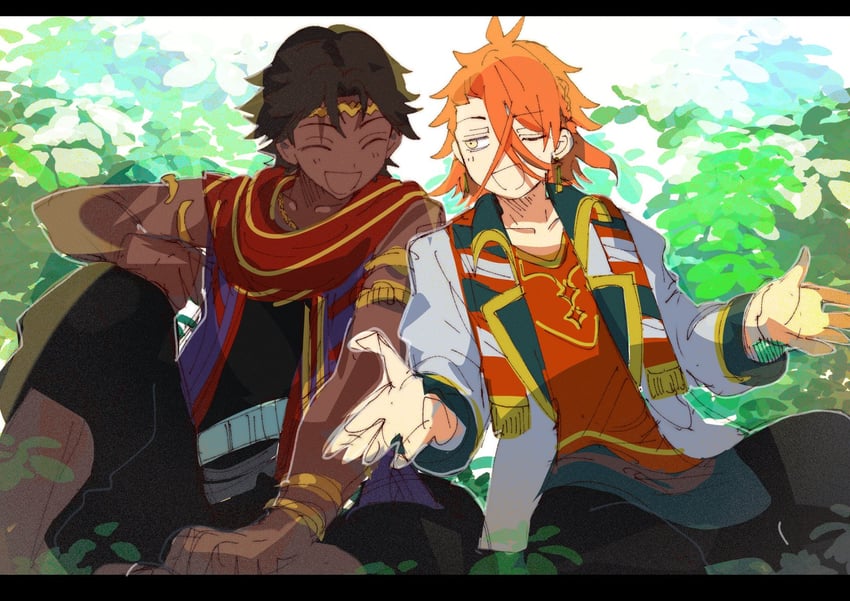 pandreo and fogado (fire emblem and 1 more) drawn by liondance_0220