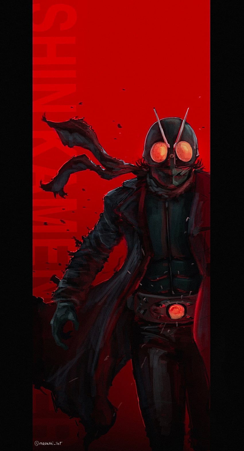kamen rider 1 (kamen rider and 1 more) drawn by masashi_toy