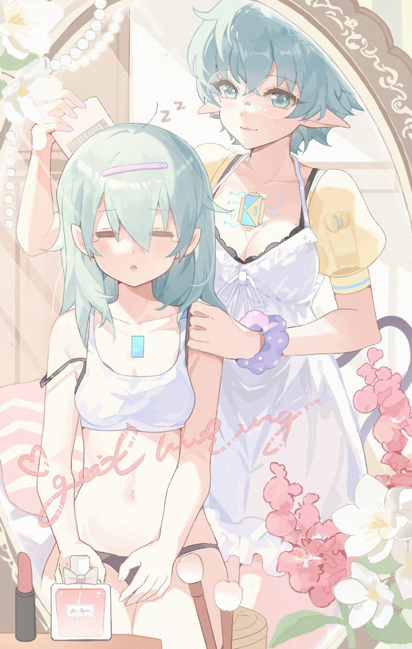 pandoria and linka (xenoblade chronicles and 3 more) drawn by toki0830