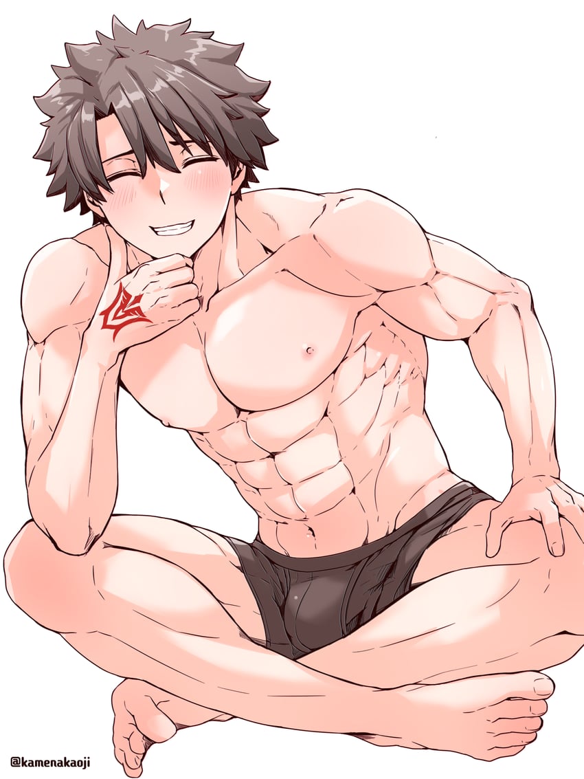 fujimaru ritsuka (fate and 1 more) drawn by kamenakake