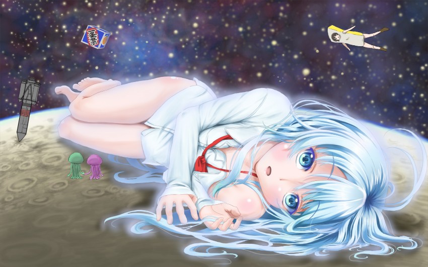 touwa erio and maekawa (denpa onna to seishun otoko) drawn by peppe