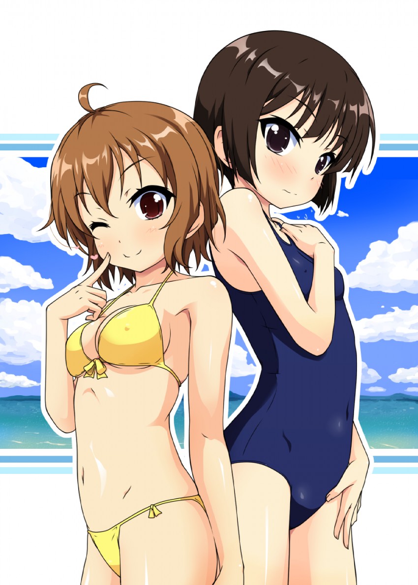 mifune ryuuko and maekawa (denpa onna to seishun otoko) drawn by k10k