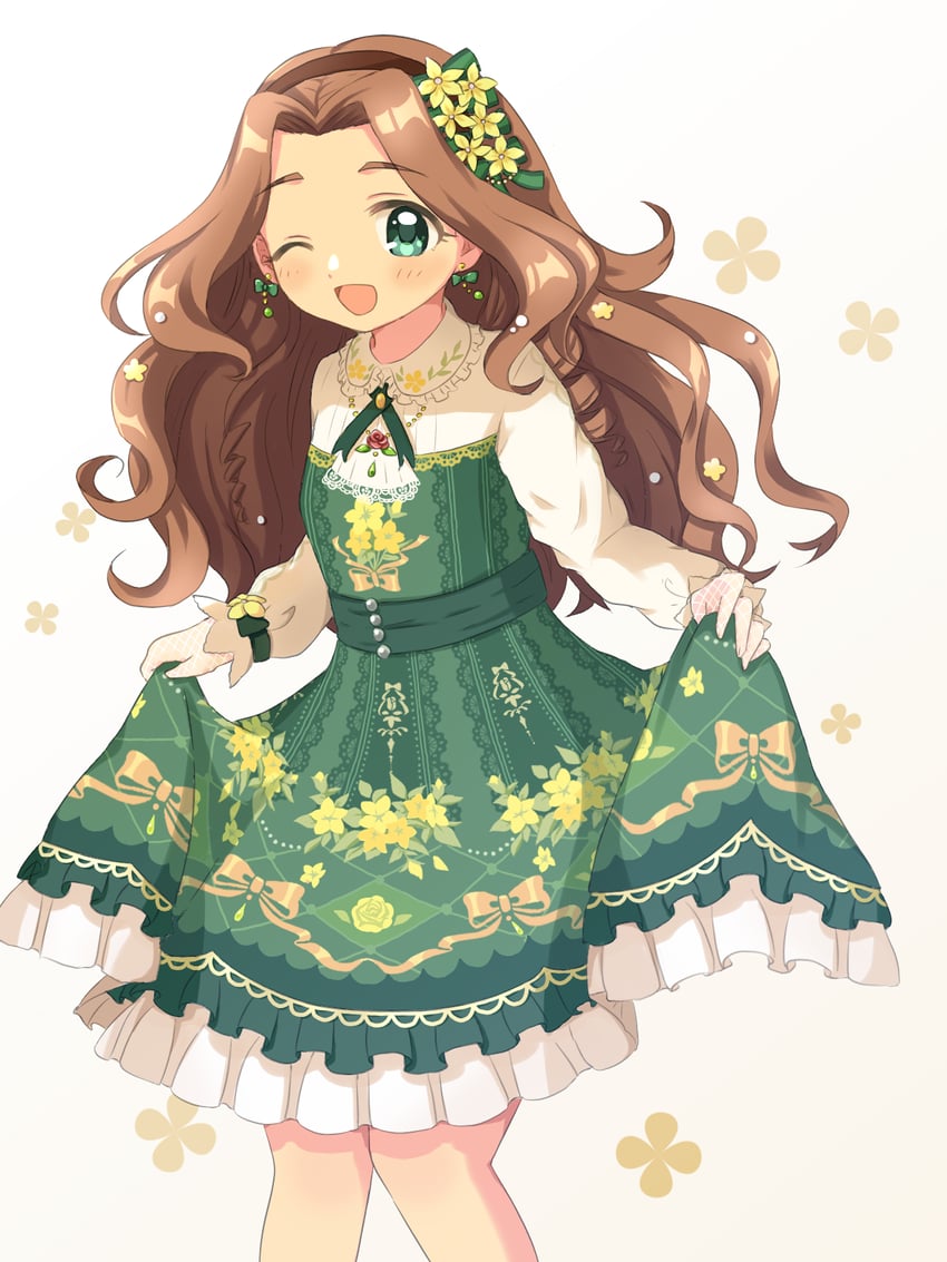 kusakabe wakaba (idolmaster and 1 more) drawn by kahiika