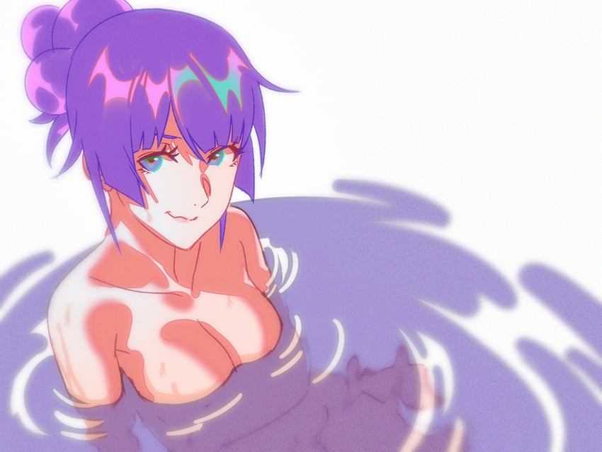 senjougahara hitagi (monogatari) drawn by rapa_rachi