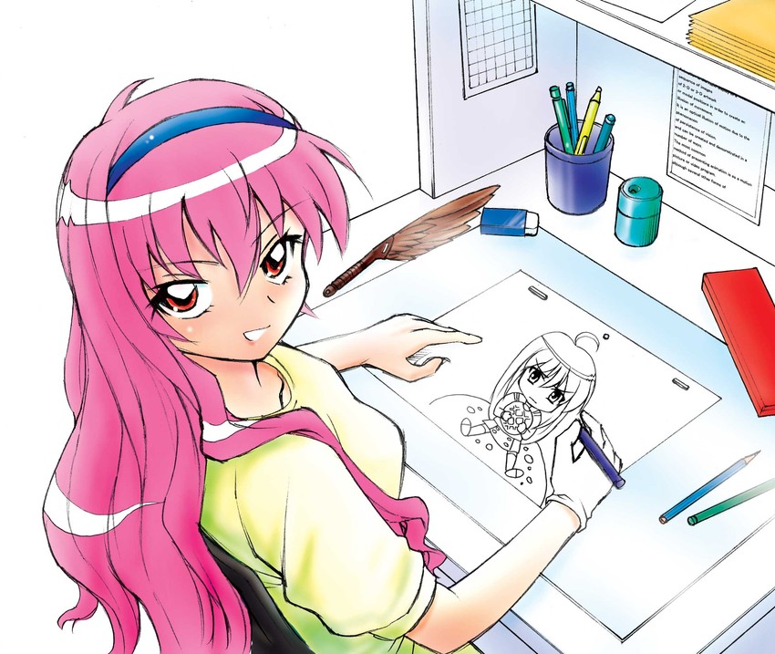 shana, louise francoise le blanc de la valliere, and kugimiya rie (zero no tsukaima and 2 more) drawn by annkoku_daimaou