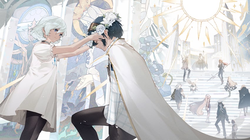 hulkenberg, gallica, strohl, eupha, the prince, and 6 more (metaphor: refantazio) drawn by lirica