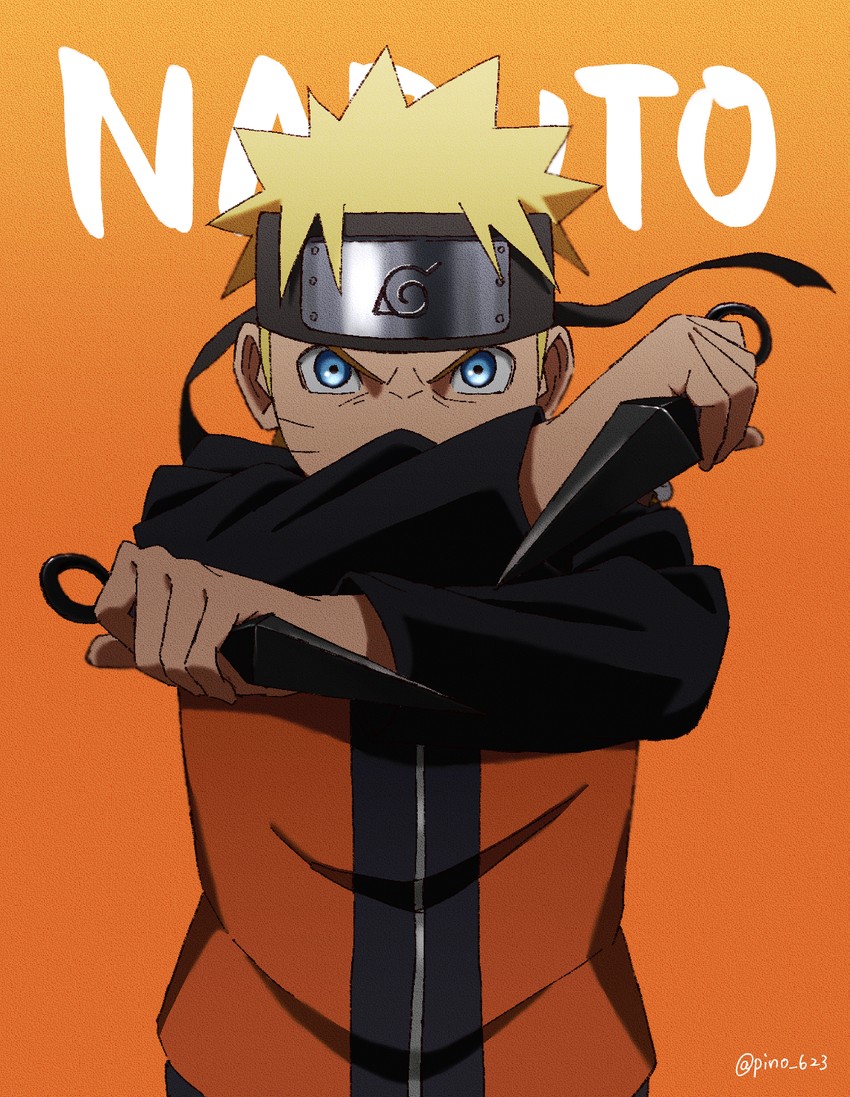 uzumaki naruto (naruto and 1 more) drawn by pinoko_(pnk623)