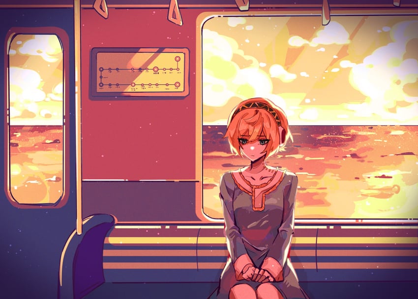aigis (persona and 1 more) drawn by emi_star