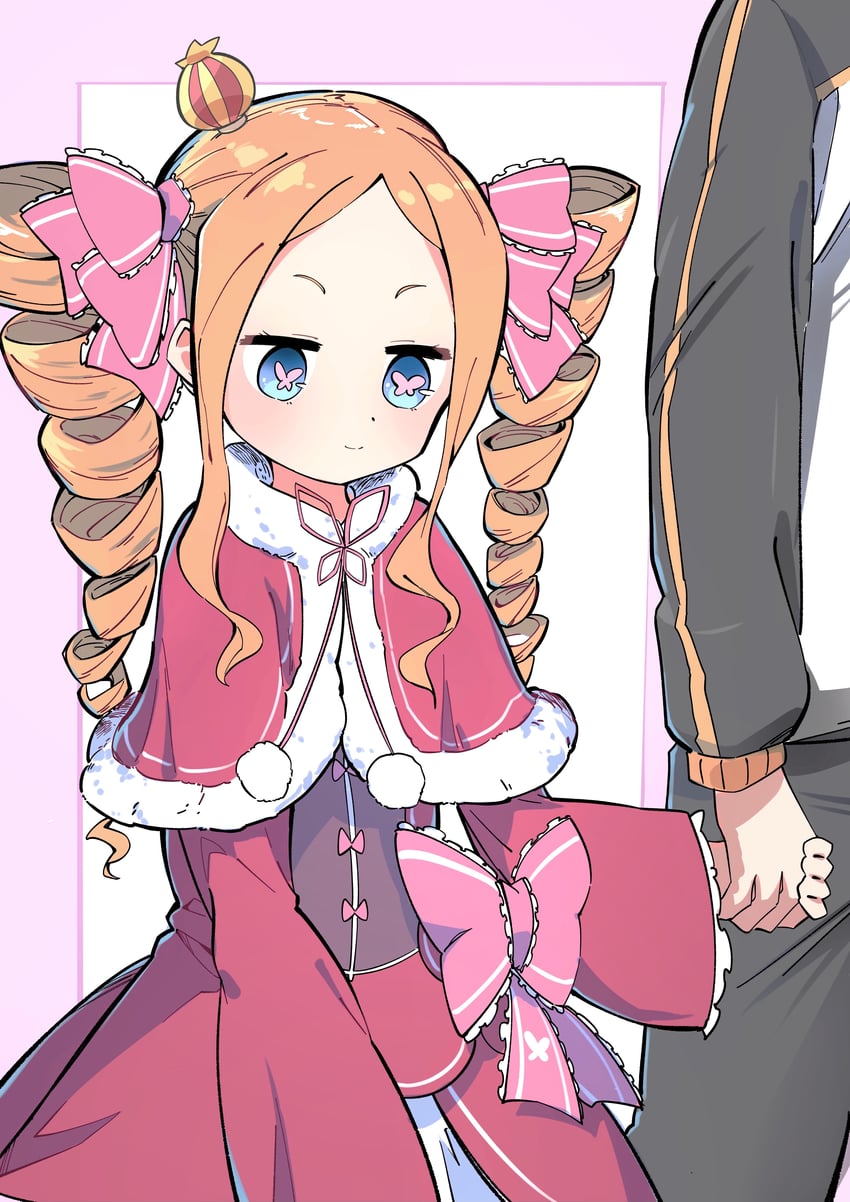 natsuki subaru and beatrice (re:zero kara hajimeru isekai seikatsu) drawn by hanten_(hantennano)