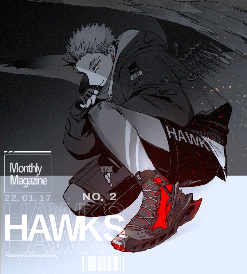 hawks (boku no hero academia) drawn by nnx2_(hoev_sr_srnghae)