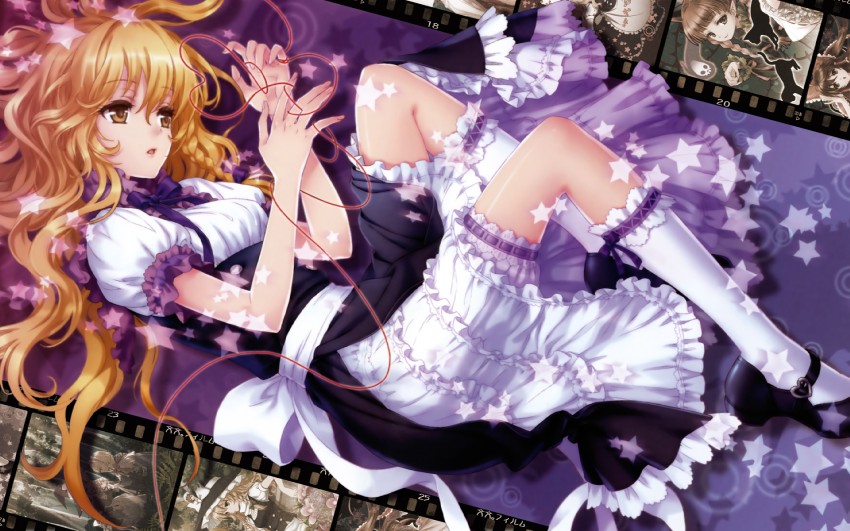 hakurei reimu, kirisame marisa, alice margatroid, and kaenbyou rin (touhou) drawn by an2a