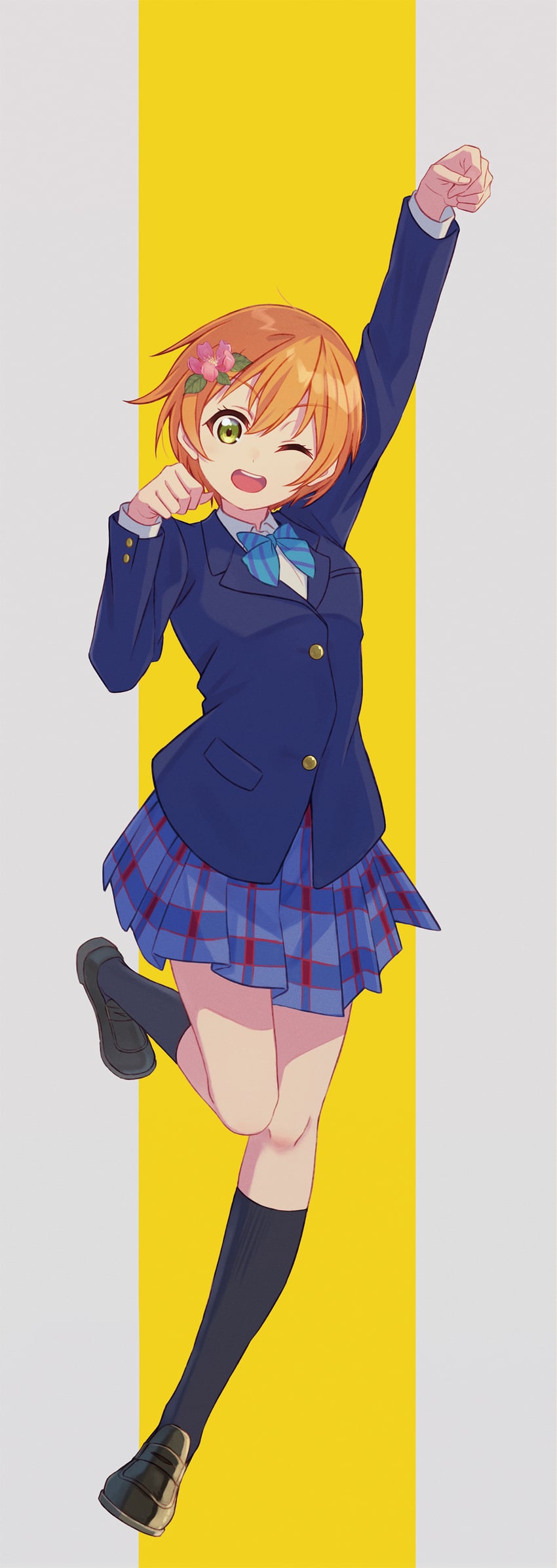 hoshizora rin (love live! and 1 more) drawn by loong_(loong_blo)