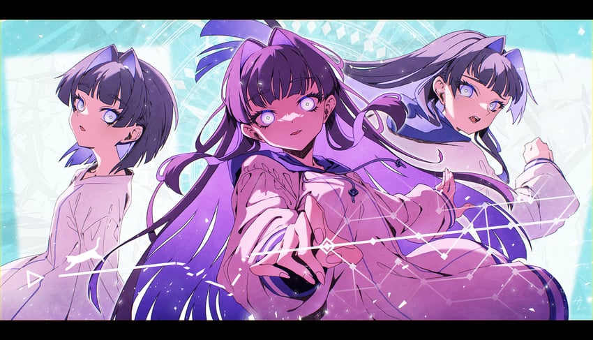 ouro kronii (hololive and 1 more) drawn by taka_t