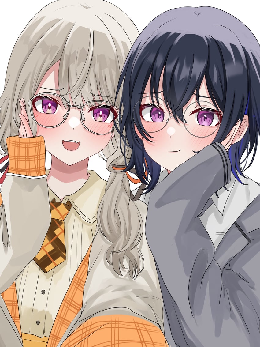 ichinose uruha and komori met (vspo! and 1 more) drawn by akue
