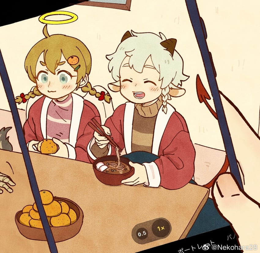 neil bowman, lily angel, and abu (all saints street) drawn by nekohara28