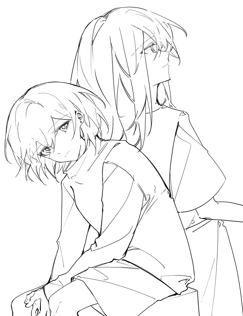 misumi uika and takamatsu tomori (bang dream! and 1 more) drawn by hibioes