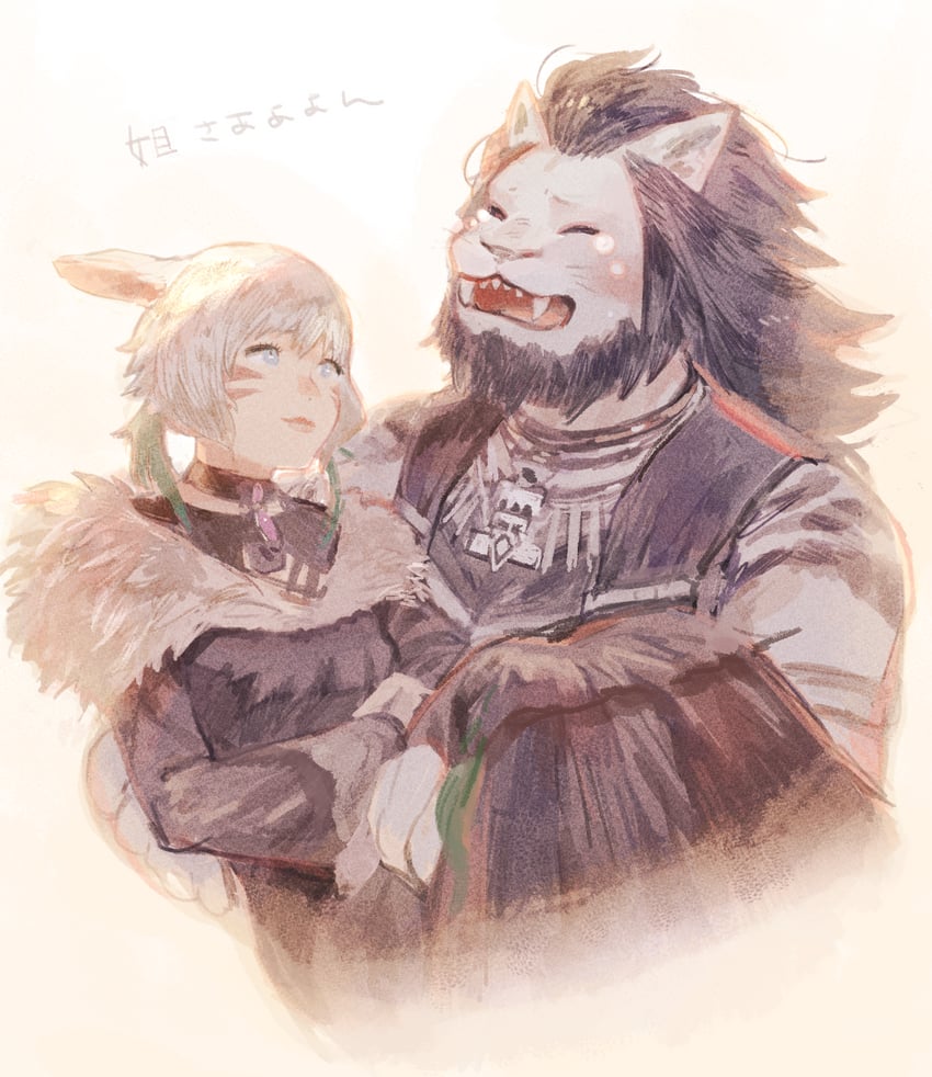 y'shtola rhul and runar (final fantasy and 1 more) drawn by jo05156