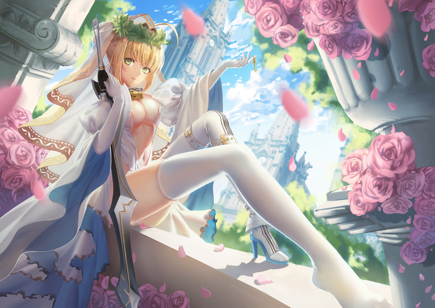 nero claudius (fate and 1 more) drawn by maomaozi
