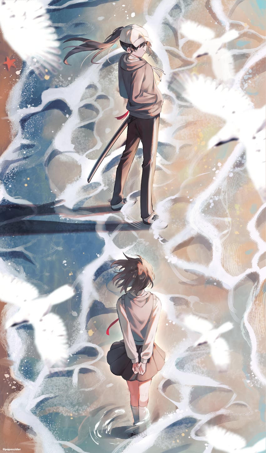lee jihye and na bori (omniscient reader's viewpoint) drawn by papercider