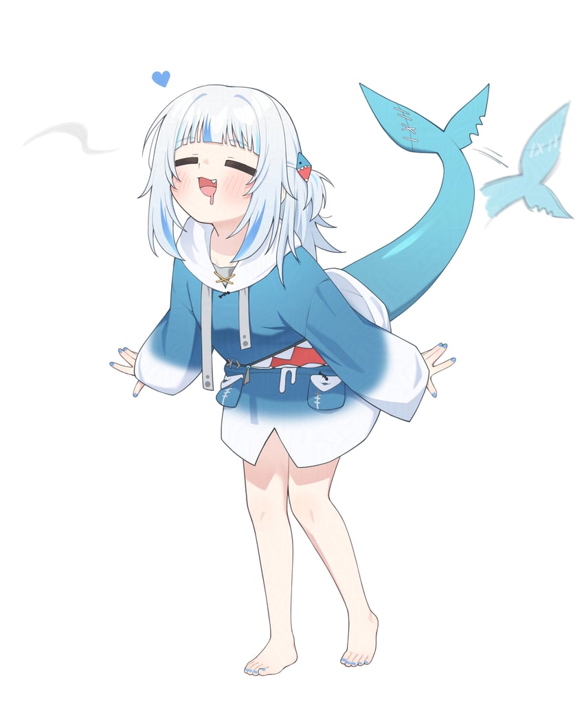 gawr gura (hololive and 1 more) drawn by ugaaaa1