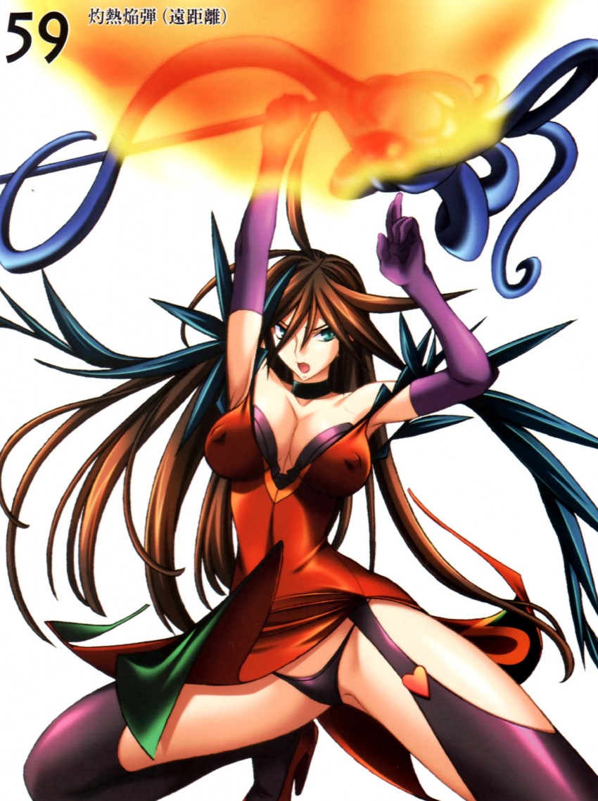 nyx and flame master nyx (queen's blade) drawn by kuroki_masahiro