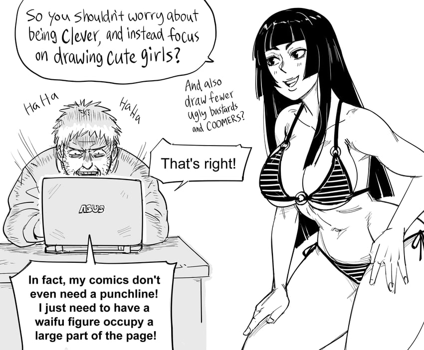 hime cut wife (original and 1 more) drawn by bb_(baalbuddy)