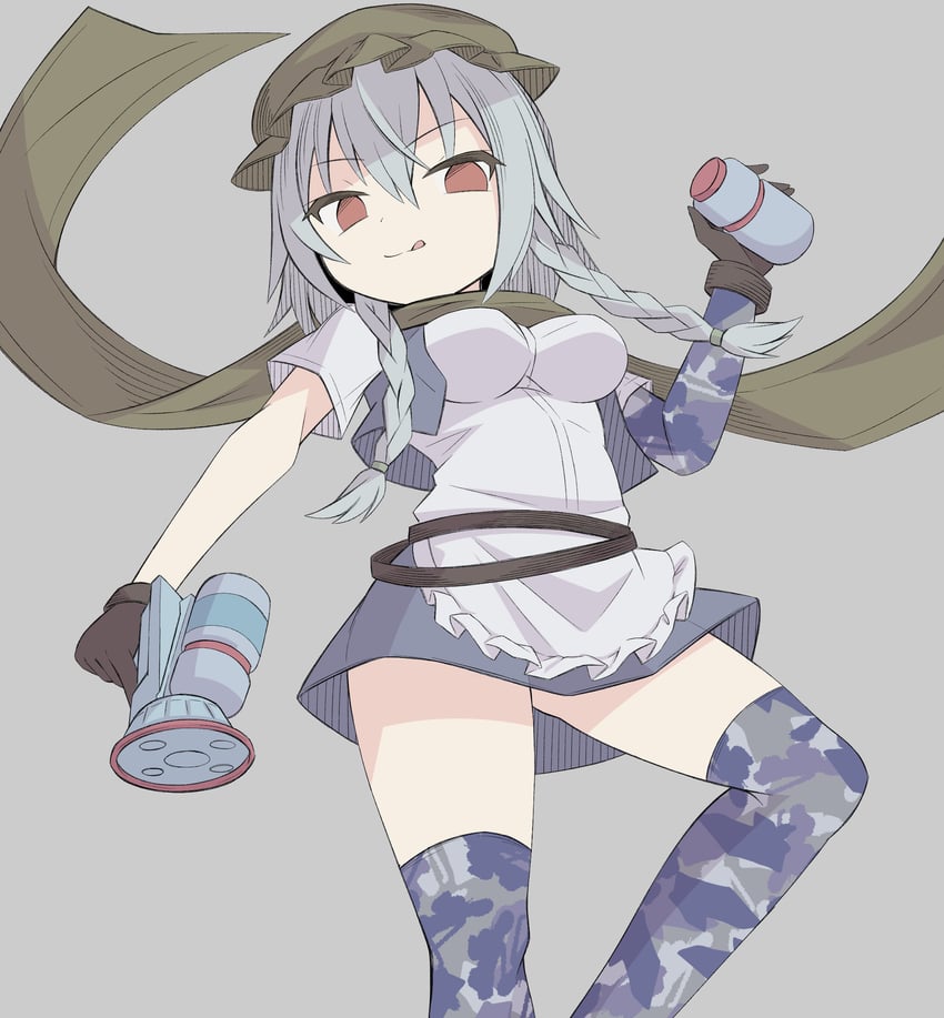 izayoi sakuya (touhou and 1 more) drawn by dekaraitaa