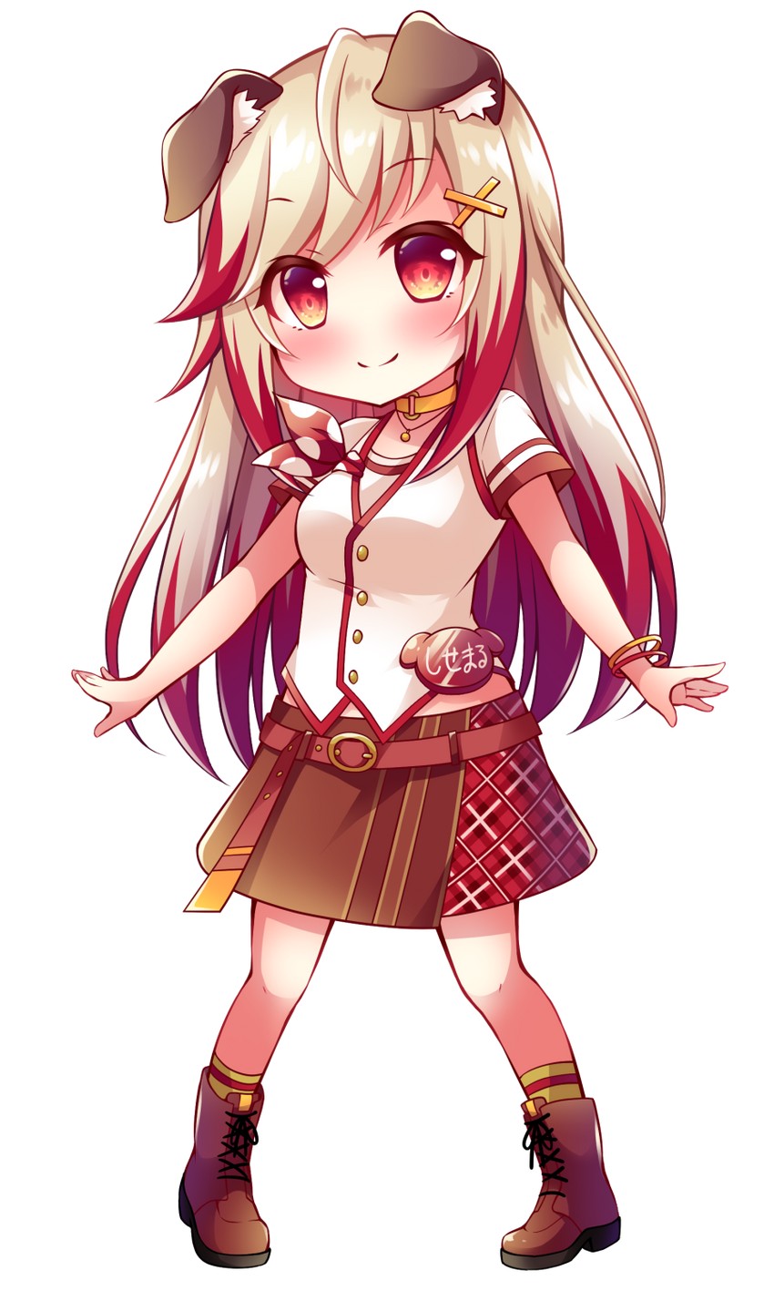seshima rui (nanashi inc. and 1 more) drawn by usaba_(usabara_c)