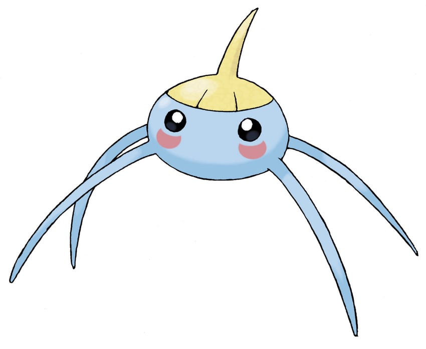 surskit (pokemon and 1 more) drawn by sugimori_ken