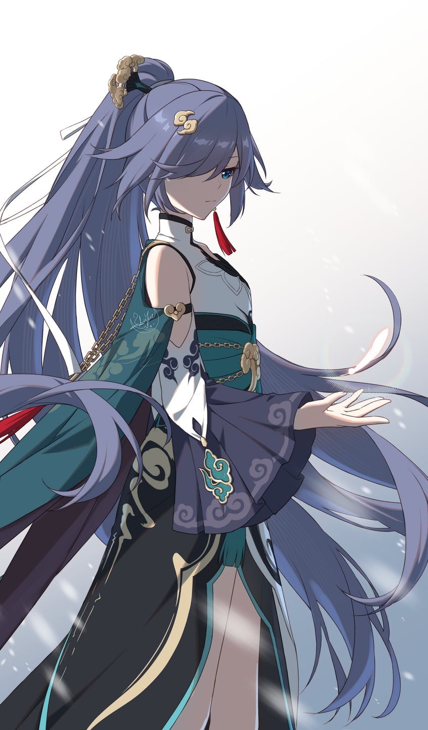 fu hua (honkai and 1 more) drawn by luyue
