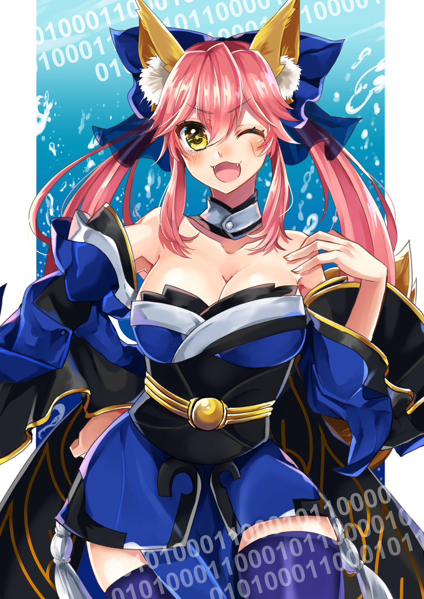 tamamo and tamamo no mae (fate and 1 more) drawn by horonosuke