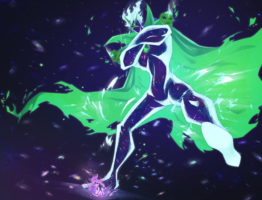 chou tengen toppa gurren-lagann, alien x, serena, and bellicus (tengen toppa gurren lagann and 3 more) drawn by amonalyssr
