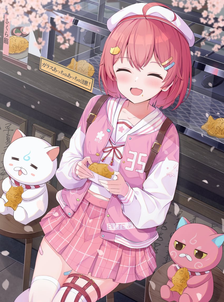 sakura miko, 35p, and kintoki (hololive) drawn by adju_ster