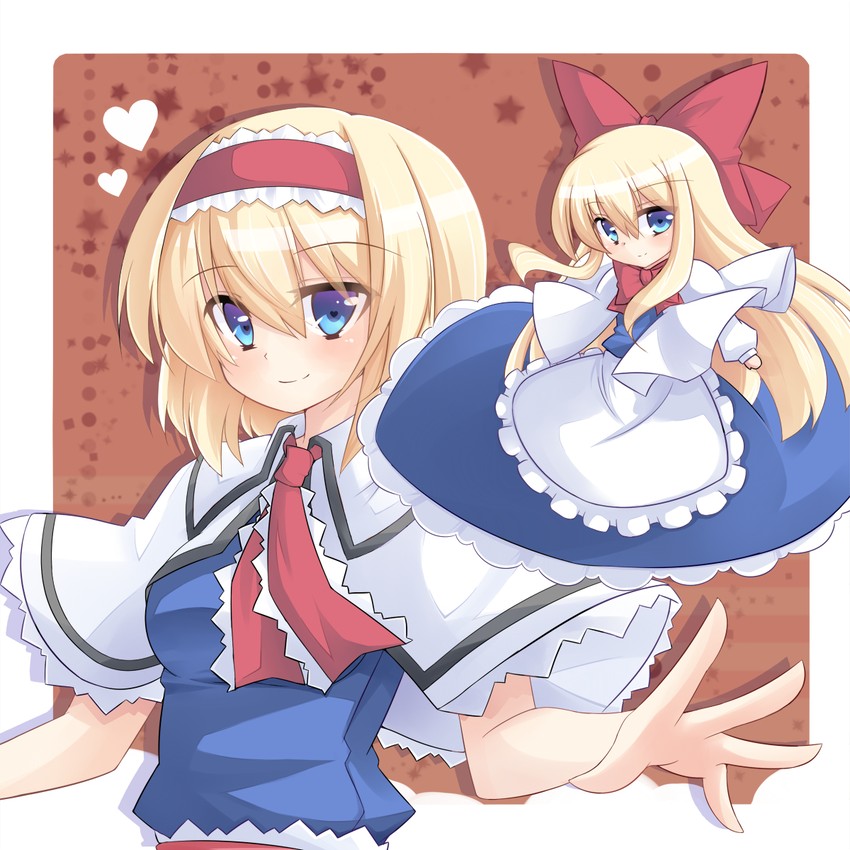 alice margatroid and shanghai doll (touhou) drawn by kazami_chiu