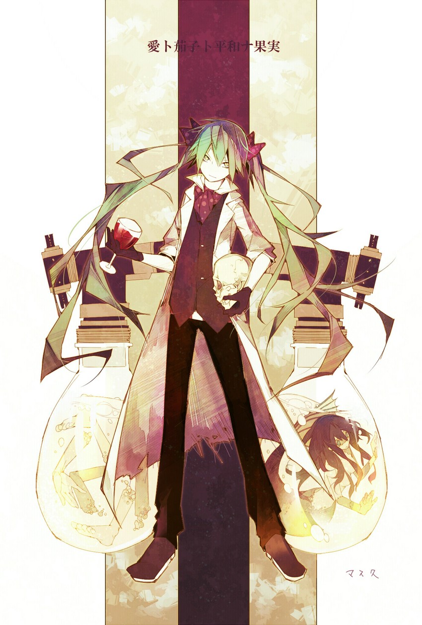 hatsune miku (vocaloid and 1 more) drawn by inazumrai