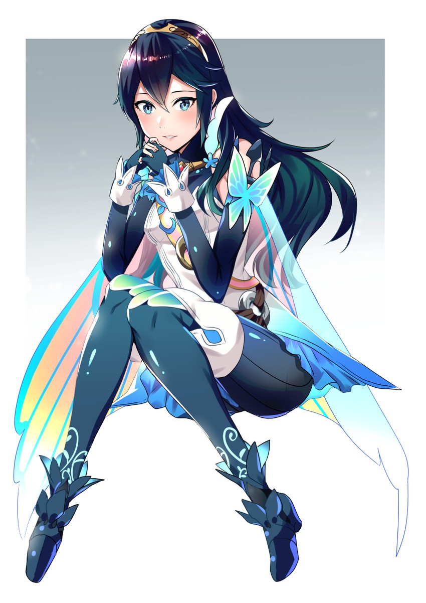 lucina (fire emblem and 2 more) drawn by ameno_(a_meno0)
