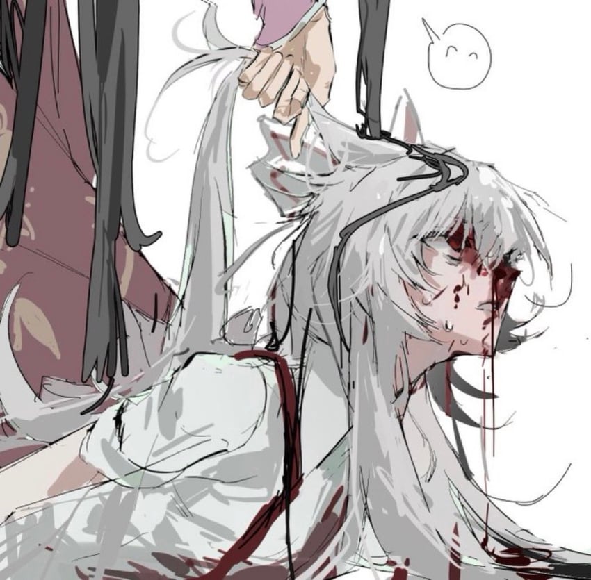 fujiwara no mokou and houraisan kaguya (touhou) drawn by sesmkun