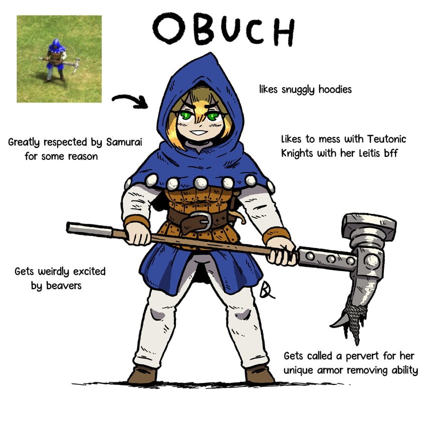 obuch (age of empires and 1 more) drawn by kabewski