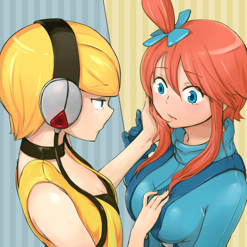 skyla and elesa (pokemon and 2 more) drawn by ayatori(sensei