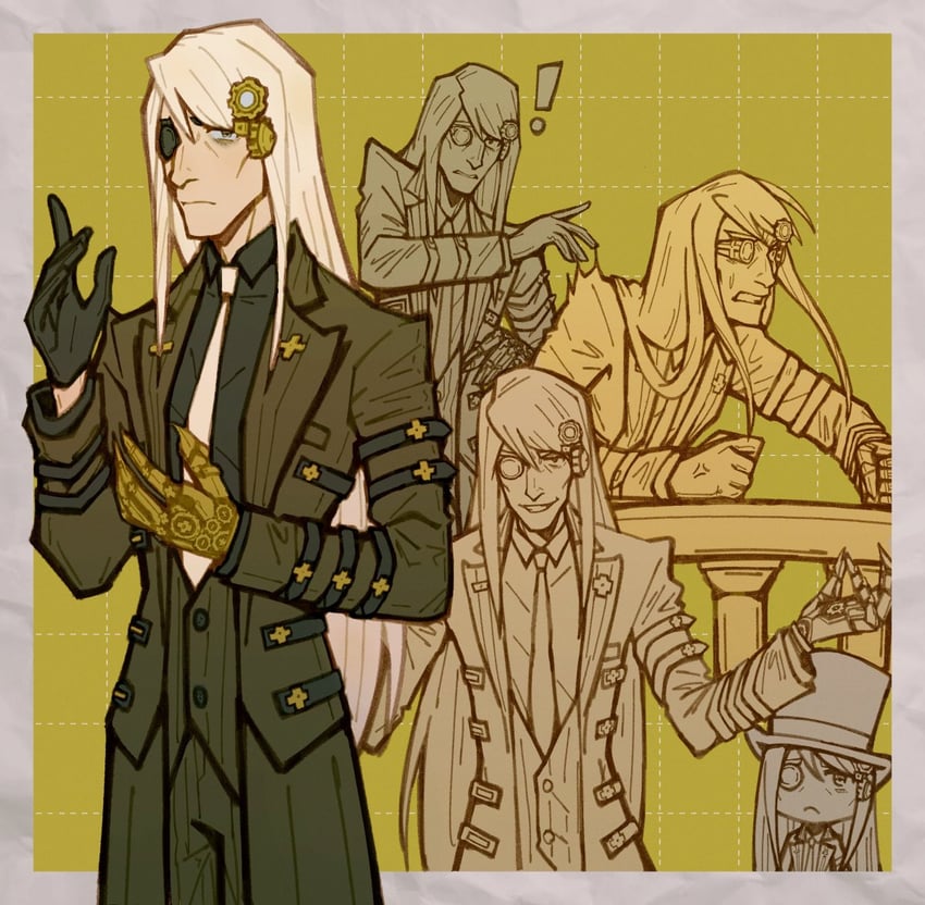 enoch drebber (ace attorney and 2 more) drawn by heartgrooooove