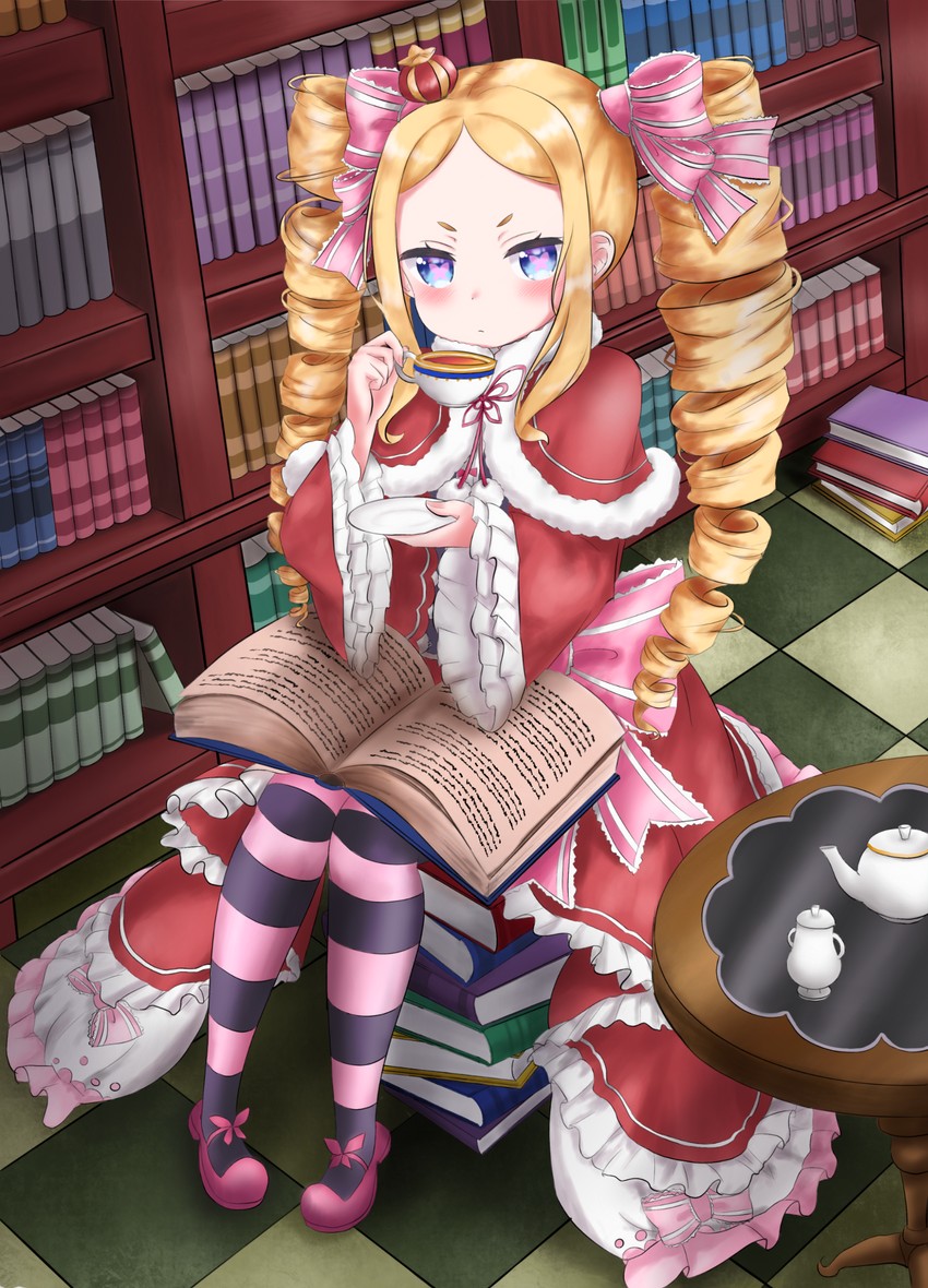 beatrice (re:zero kara hajimeru isekai seikatsu) drawn by kuma_piv