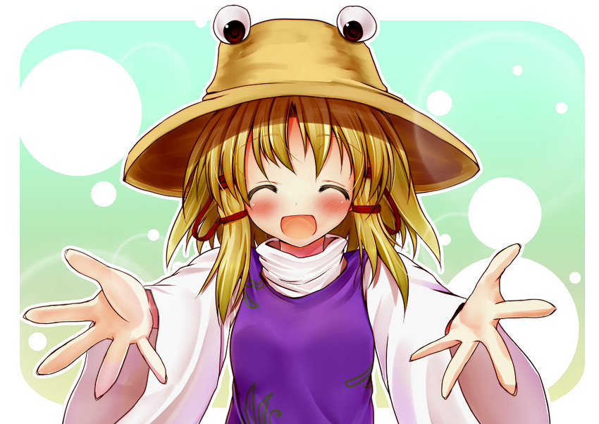 moriya suwako and pyonta (touhou) drawn by scarlet_(studioscr)