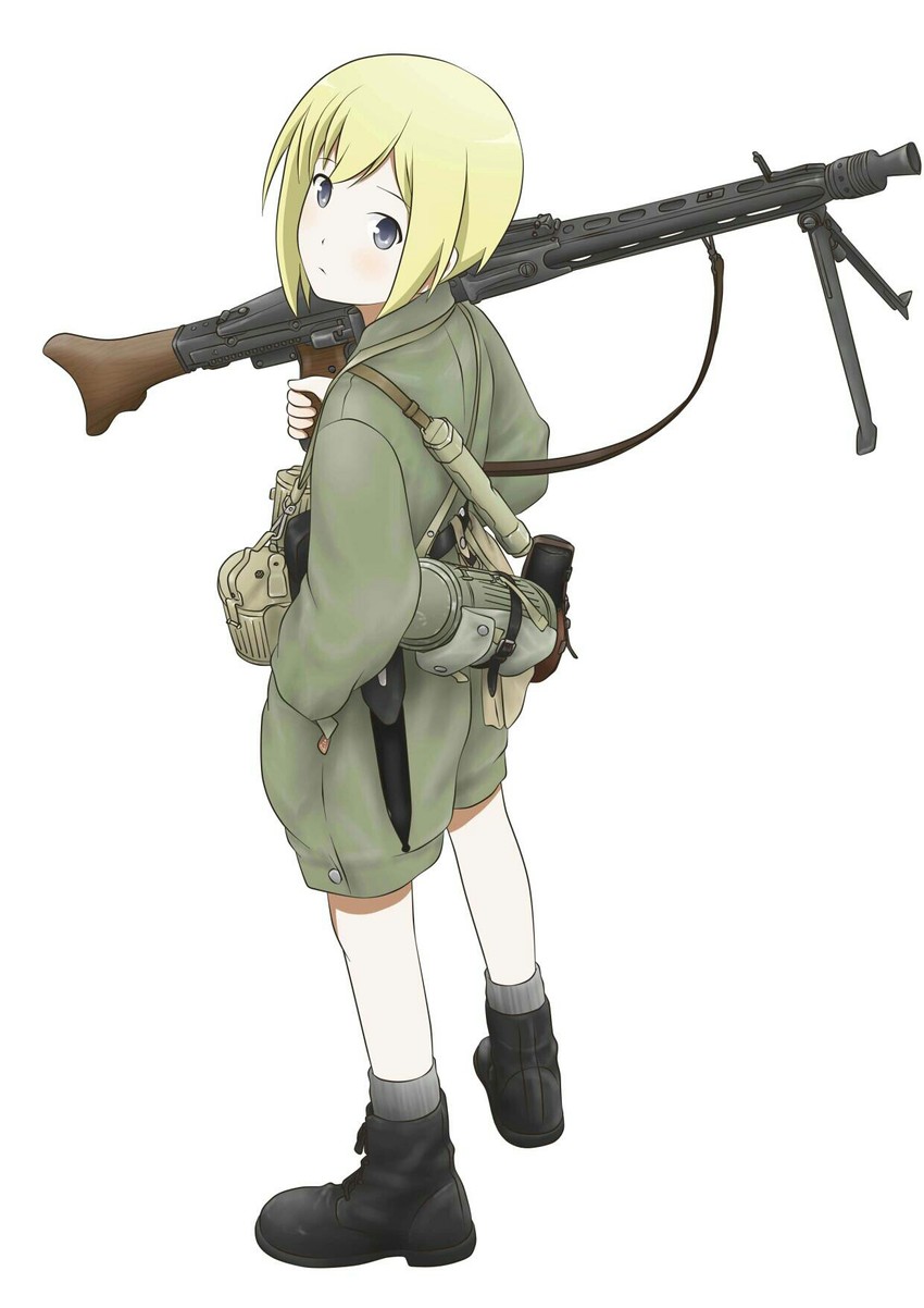 erica hartmann (world witches series and 1 more) drawn by mardjan