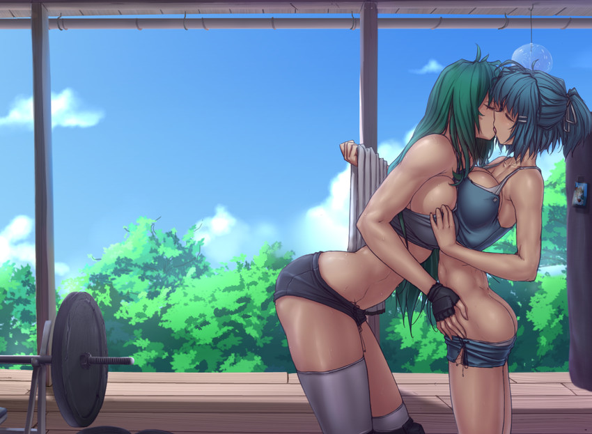 Big boobed lesbian anime