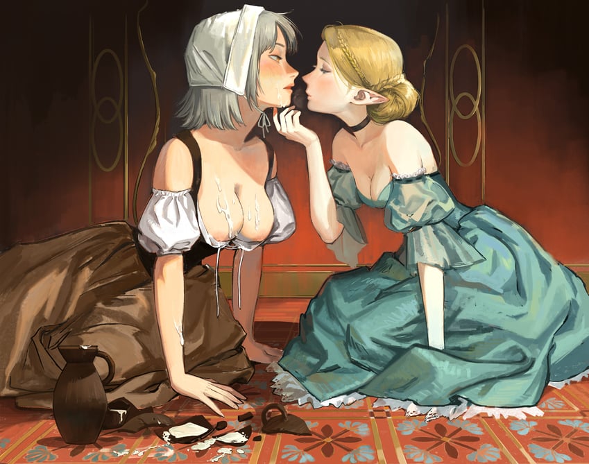marcille donato and falin touden (dungeon meshi) drawn by cocointhejar