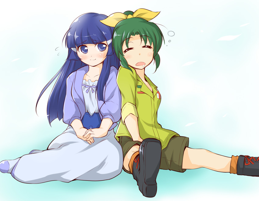 midorikawa nao and aoki reika (precure and 1 more) drawn by arakawa_tarou